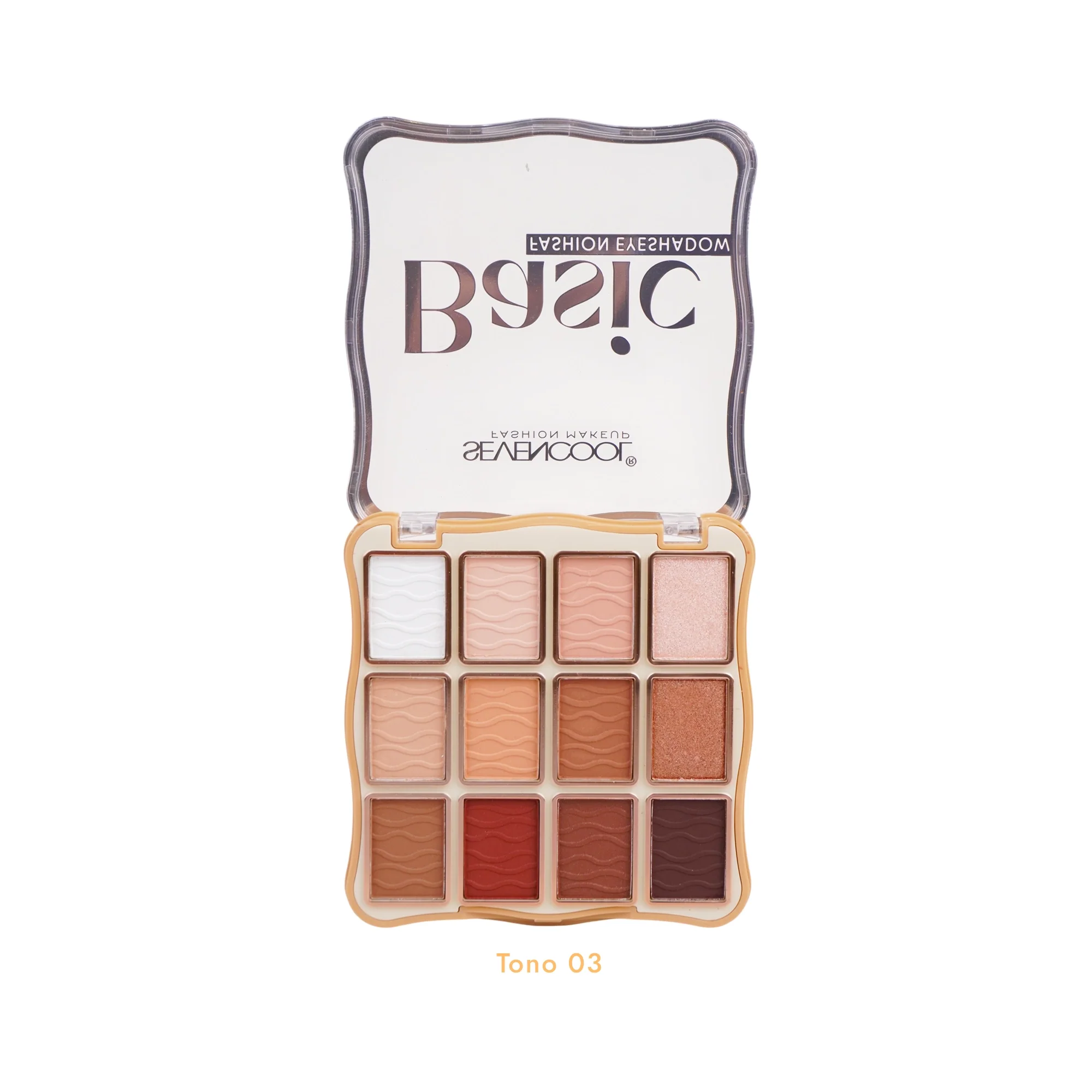 Paleta de Sombras Basic Sevencool REF - 7895 - Image 4