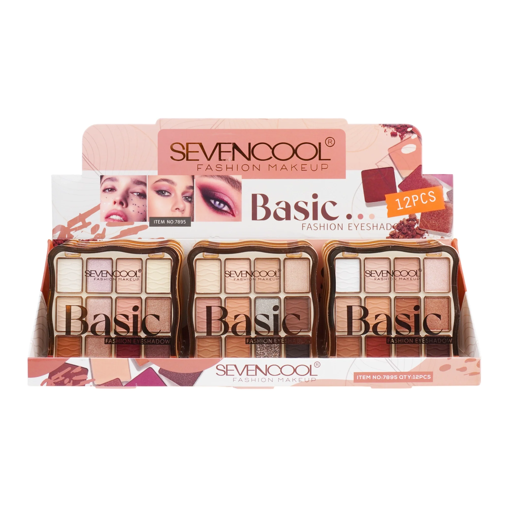 Paleta de Sombras Basic Sevencool REF - 7895 - Image 5