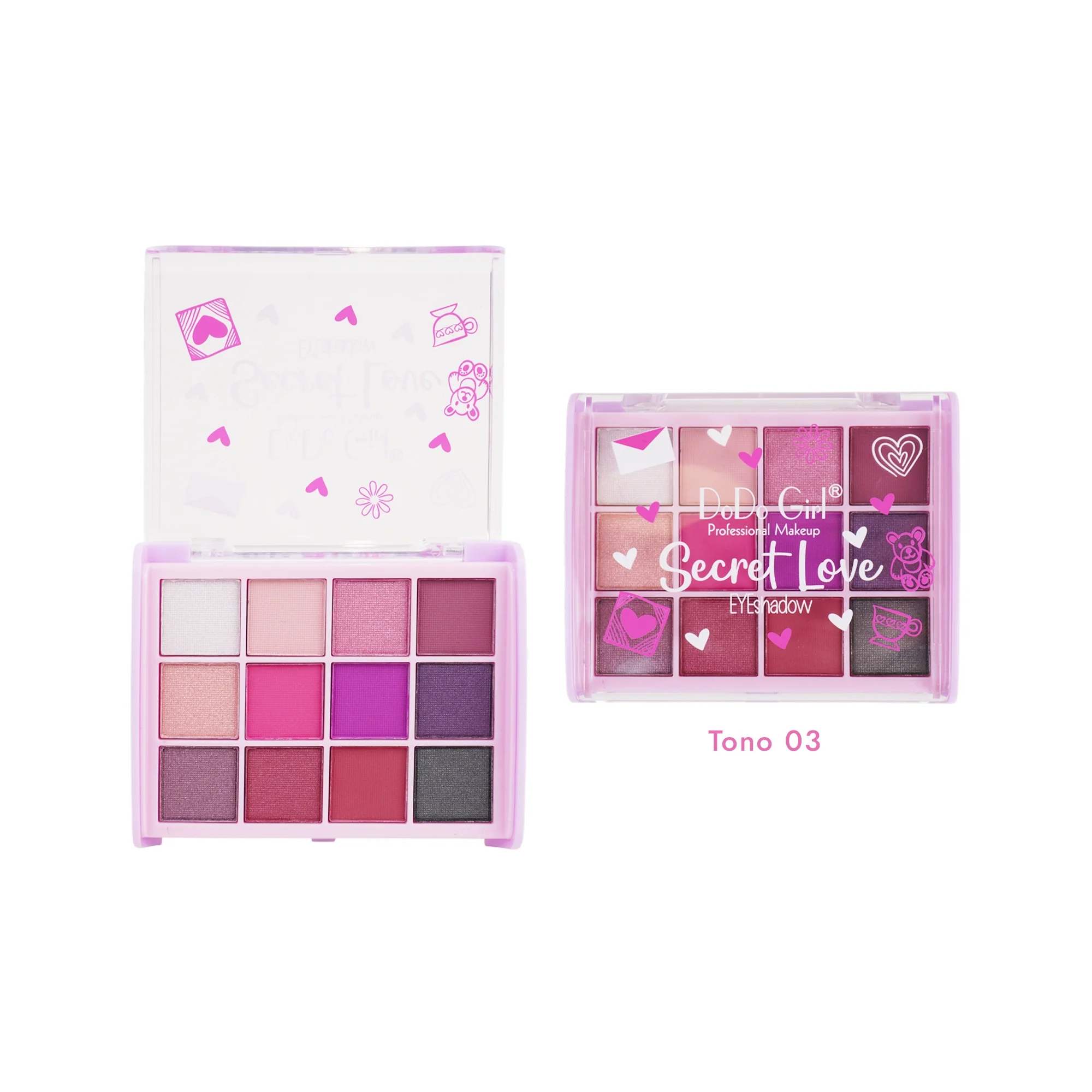 Paleta de Sombras Secret Love REF 3329 - Image 4